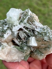 Image 11 of Green Apophyllite, Scolecite & Stilbite Specimen | India #3040