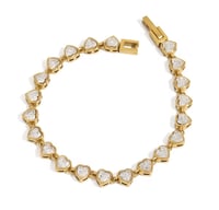 Image 1 of Iced Hearts Bracelet