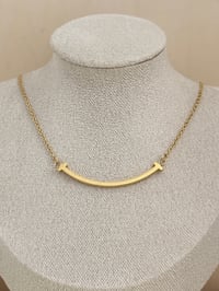 Image 2 of Tiffany smile necklace gold, Tiffany Smile Pendant in Yellow Gold, Small