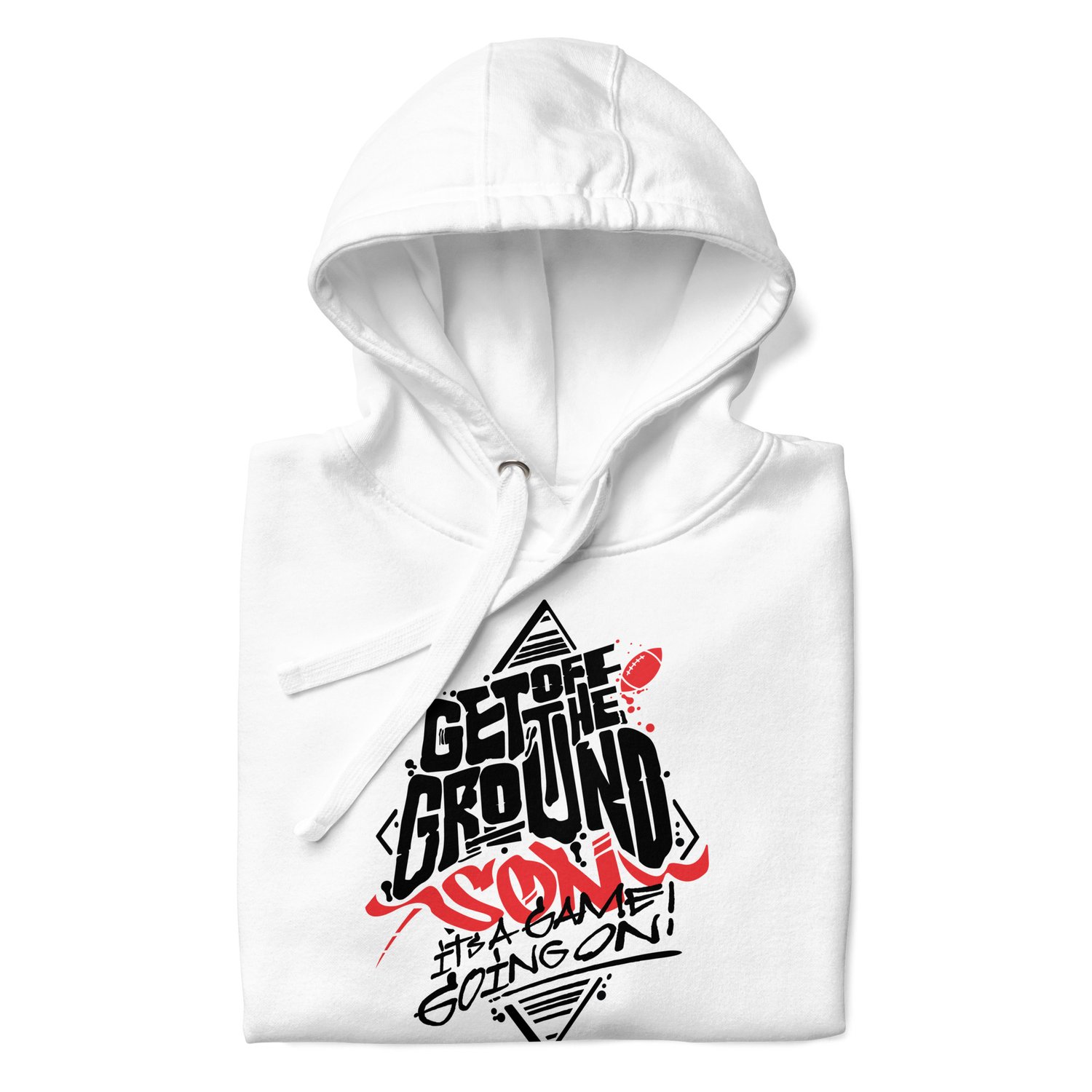Image of Get Off The Ground Hoodie (White)