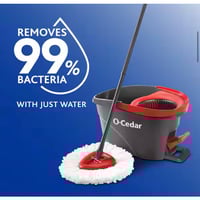 Image 12 of O-Cedar EasyWring Microfiber Spin Mop with Bucket System