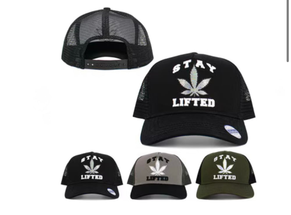 Image of custom rain drop hats