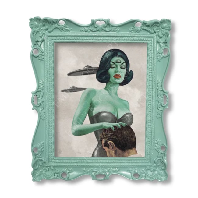 Retro Art Print // ‘Planet Queen’ 