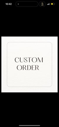 Custom order link 