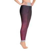 Image 3 of SPACE SILVER YOGA LEGGINGS 