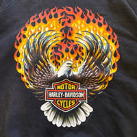 Image 2 of VINTAGE HARLEY DAVIDSON SWEATSHIRT “FLAMES EAGLE”