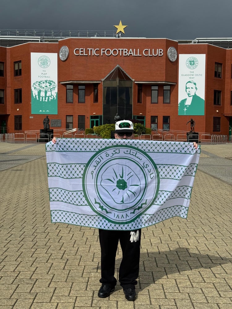 Image of Celtic Palestine Flag 