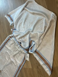 Image 4 of Jungle print satin trouser set - 2 colours 