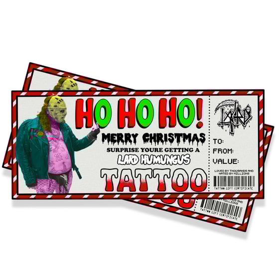 Image of TATTOO GIFT CERTIFICATES