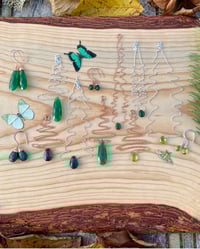 Image 4 of Simple Emerald Gem Drop Necklace