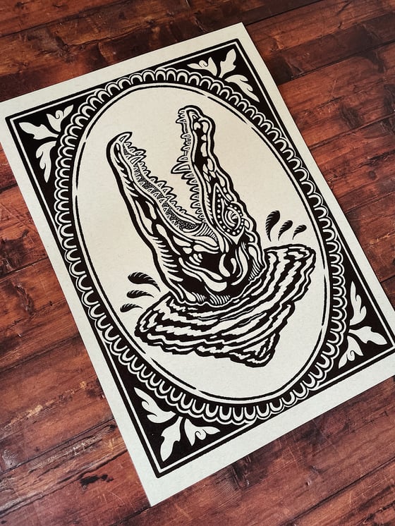Image of Alligator Print 