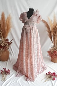 Image 1 of Photoshoot dress | Cassie | size M | lace | maternity  photo props