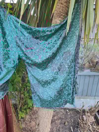 Image 8 of Kimono and cami top Set-dark green and black grey