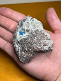 Image 11 of Large Cavansite On Matrix Specimen | India #2841