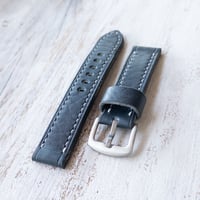 Image 3 of 20mm Horween Chromexcel Bison - Navy