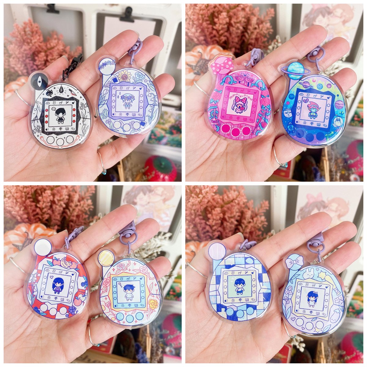 Omori Double-Sided Smol Phone Charms