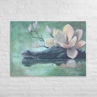 Image 5 of "Bayou Bonnet" Canvas Print