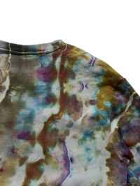 Image 9 of  M Unisex Crew Sweatshirt in Terrestrial Geode Ice Dye