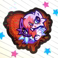 Revengeshipping 3" Glitter Sticker