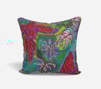 Image 1 of PREORDER Zebra Longwing | Velveteen Throw Pillow Cover