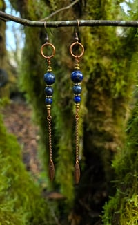 Image 1 of Lapis Lazuli charm drops