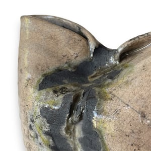 Image of PINCHED TOP RAKU VASE