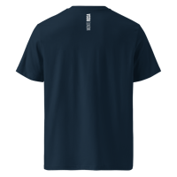 Image 2 of Monte Rosa T-shirt in Cotone Organico Unisex blu navy / bianco PULSE