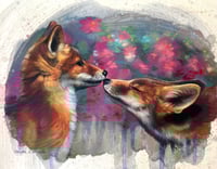 Fuchsia Foxes