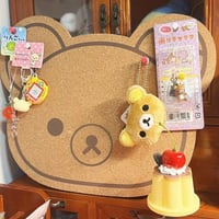 Image 2 of Cartoon Felt Board Home Decor Wall Decor Panel Felt Posters on The Wall Bear Wall Sticker Rilakkumas