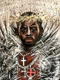 Image 2 of Meechy the God Butcher OG Painting on Canvas
