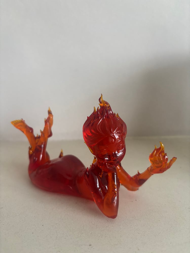 Image of Fire sprite book shelf guardian 