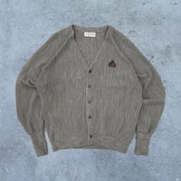 Image 1 of 80s IZOD CARDIGAN - SIZE LARGE 