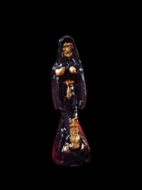 Image 1 of Black Santa Muerte Statue 