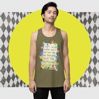 Image 10 of Glitter Glue Men’s premium tank top