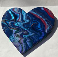 Image 1 of Art Heart Plaque 3