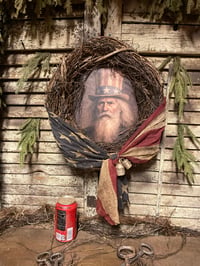 Image 3 of #5.. Olde Sam ~ Print ~ Wreath ~