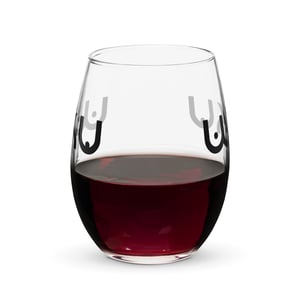 Image of WKU Stemless wine glass