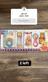 pooh gift set 