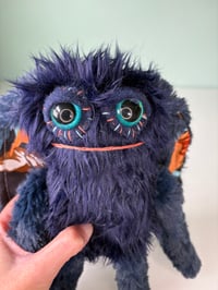 Image 2 of Happy Weighted Long Ear Monster - Navy Blue