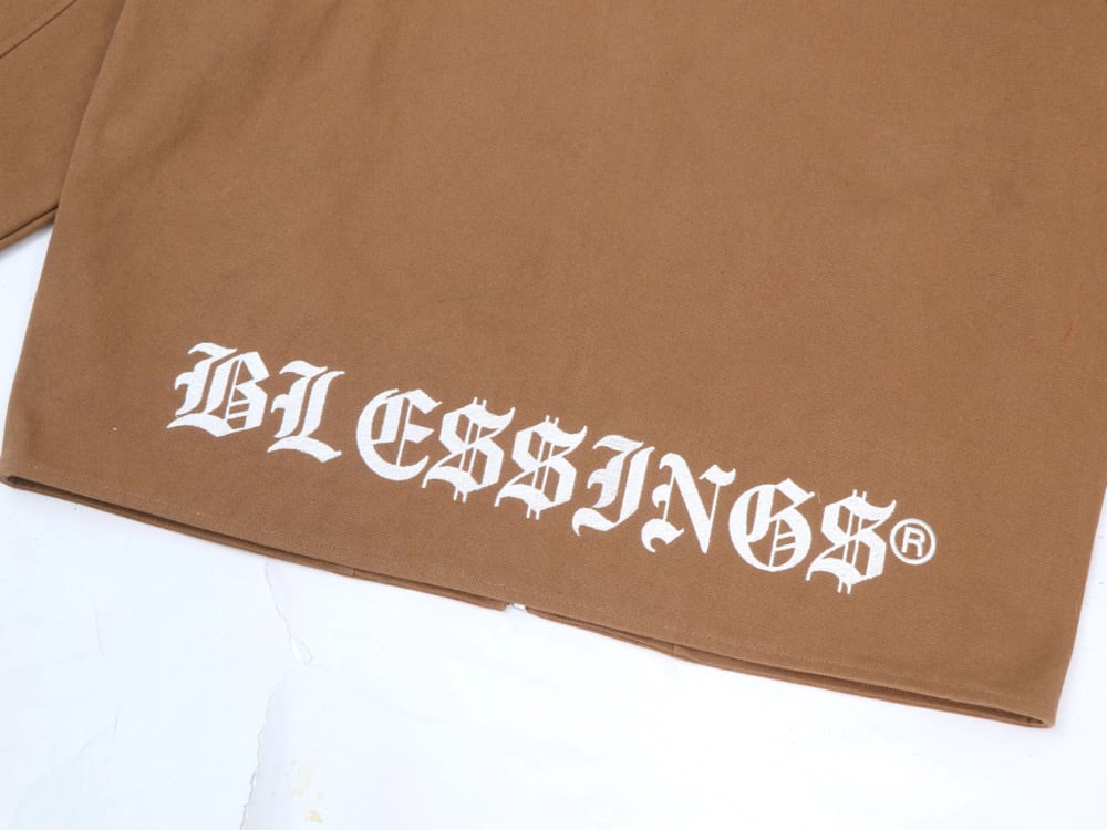 Image of BLE$$ING$®️ HVYWEIGHT BRN DESIGNER CANVAS JACKET
