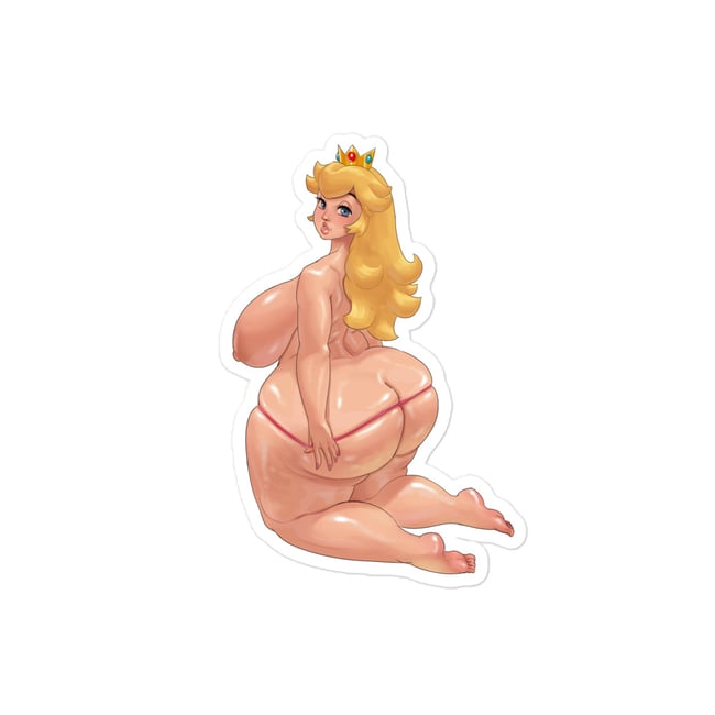 Peach Sticker