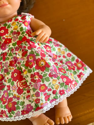 Image of Liberty Dress To Suit 38cm Miniland Doll - Betsy S