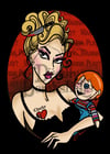 Horror Rag Doll Love- Art Print