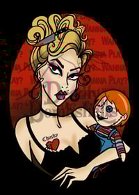 Horror Rag Doll Love- Art Print