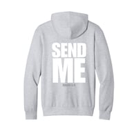 Image 2 of Send me hoodie grey