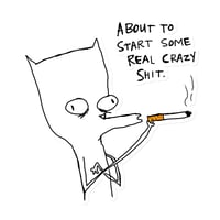 Image 1 of crazy shh Magnet 