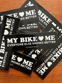 My Bike Loves Me Sticker