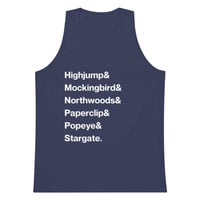 Image 3 of Conspiracy Mens Tank Logo White