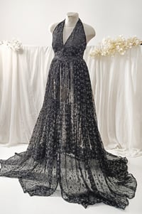 Image 1 of Maternity photoshoot dress | Thea | size universal | black | photo props