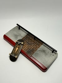 Image 4 of Brick sidewalk with low round rail